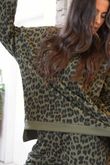 The Scamp Leopard Chillax Sweatshirt Olive